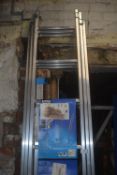 *MacAllister Three Way Nine Tread Aluminium Ladder