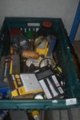 Box Containing Soldering Iron, Leather Mallet, etc.