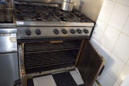 Moorwood Vulcan Gas Six Burner Commercial Cooker over Oven