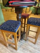 *Poser Table and 4x High Seat Stools