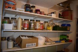 Assorted Wet and Dry Ingredients, Herbs, Spices, etc.