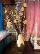 *Artificial Flower Display and a Ceramic Planter