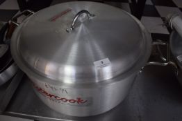 Master Cook Aluminium Twin Handled Pan with Lid