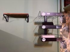 *Wall Mounted Walker’s Stand, Cash Box, etc.