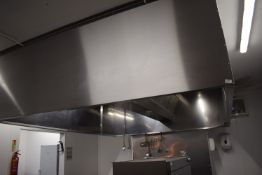 *Stainless Steel Extraction System as Fitted 250x300cm (buyer to dismantle)
