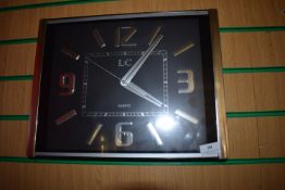 2x Quartz Wall Clock