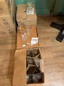 *3x Boxes of Assorted Cider Glasses Including Inches, Bulmer’s, and Magner’s