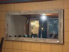 *Wood Framed Wall Mirror 160x80cm