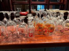 *26x Madri and Stella Artois Branded Pint and Half Pint Glasses