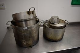 *Assorted Aluminium Saucepans