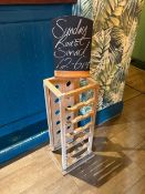 *10x Bottle Wine Rack and a Chalkboard