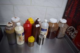 Assorted Sauces and Condiments