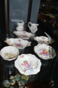 Small Royal Crown Derby Dishes and Jugs