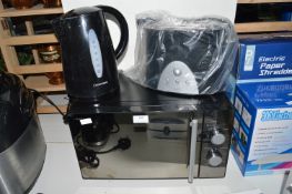 Lowrie Microwave Oven, plus Kettle and Toaster