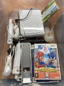 Nintendo Wii with accessories and games