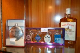 Famous Grouse Scotch Whisky 500ml, plus Whiskey Gift Pack, and Hip Flask