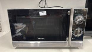Igenix brushed chrome microwave
