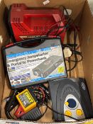 Quantity of emergency jumpstart equipment