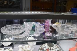 Vintage Glass Bowls and Vases