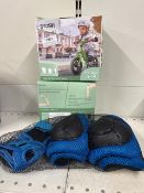 2 x Syosin elbow & knee pad sets for age 3-9 (blue)