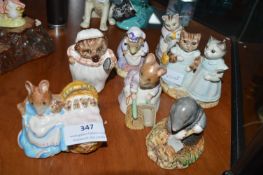 7x Royal Albert and Beswick Beatrix Potter Figures
