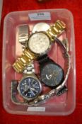 Assorted Pocket Watches Including Sekonda and Boss