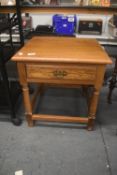 Solid Oak Bedside Table