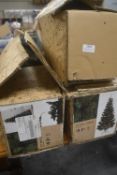 *3x 7.5ft Christmas Trees (salvage)