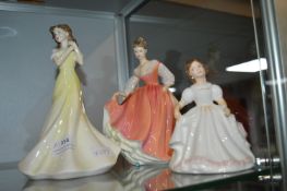 3x Royal Doulton Figurines