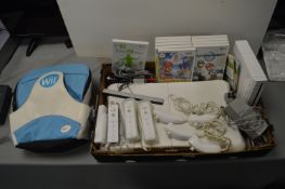Nintendo Wii Fit with Board, Controllers, and Games