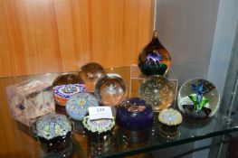 11x Glass Paperweights