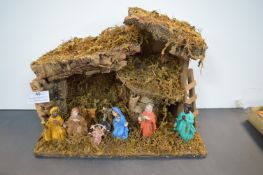 Cork Nativity Scene