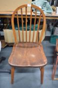 Vintage Wooden Windsor Side Chair