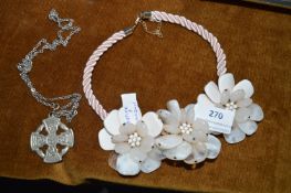 Butler & Wilson Costume Jewellery Necklace, and a Celtic Pattern Chain
