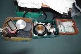 Kitchenware Including Pottery, Glassware, Mugs, Kettle, etc.