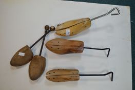 Assorted Wooden Shoe Stretchers