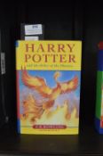 Harry Potter and the Order of the Pheonix First Edition