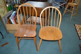 2x Ercol Spindleback Kitchen Chairs