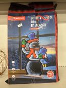 * 2x 60cm LED snowman mirrors (a/f)