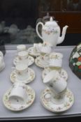 Wedgwood Mirabelle Pattern Part Coffee Set 20+pcs