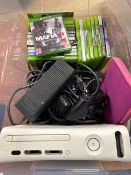 XBOX 360 Cosole with games, accessories and kindle