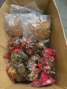Approx 38 bags of pinecones & dried crafting leaves and petals