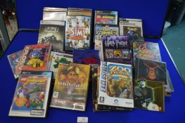 Assorted PC Rom Games