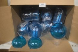 *Quantity of 10cm Fillable Blue Acrylic Baubles