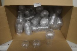 *Quantity of 6cm Fillable Silver Glitter Acrylic Baubles