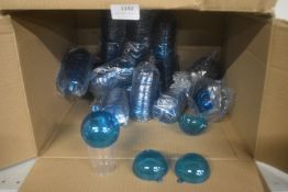 *Quantity of 6cm Fillable Blue Acrylic Baubles