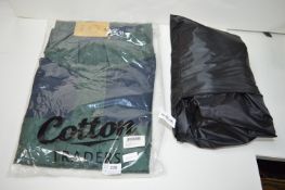 Cotton Traders Shower Resistant Jacket Size: XL, and a Survival Bag