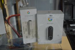 *2x Google Nest Doorbells