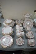 Gladstone Pottery Azalea Tea Set 70+pcs