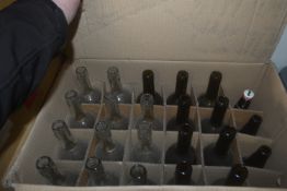 *Box of 23 Assorted Glass Bottles